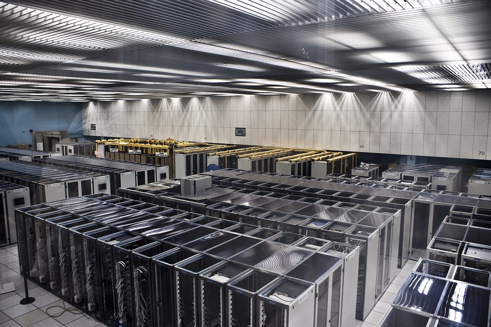 Network equipment in a server room